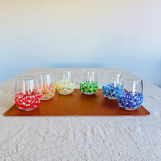 Classic Pick and Mix Stemless Freckle Glasses